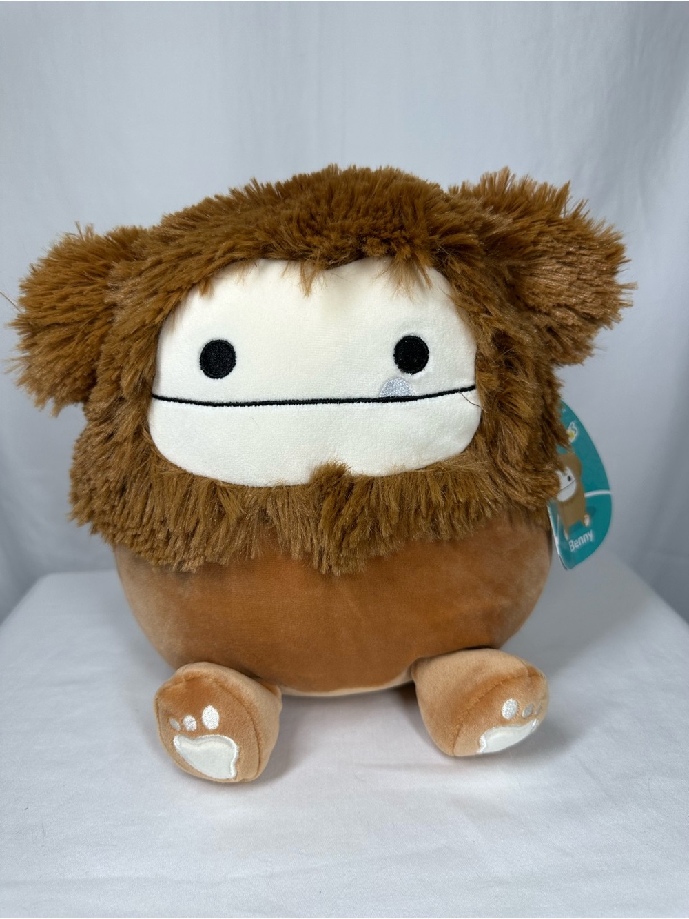Squishmallows Benny Plush 8” Bigfoot NWT